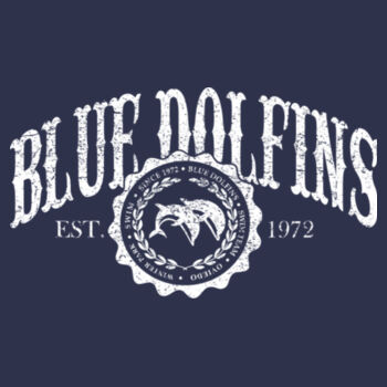BLUE DOLFINS - Youth Cotton Tee Design